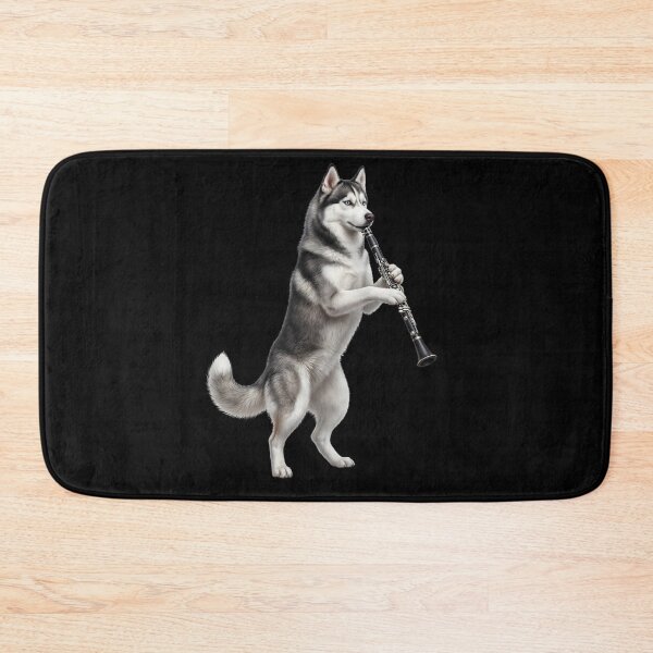 Item preview, Siberian Husky Playing Clarinet Player Clarinetist Dog Lover designed and sold by TerryConnells.