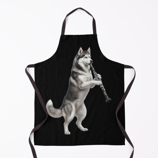 Item preview, Siberian Husky Playing Clarinet Player Clarinetist Dog Lover designed and sold by TerryConnells.