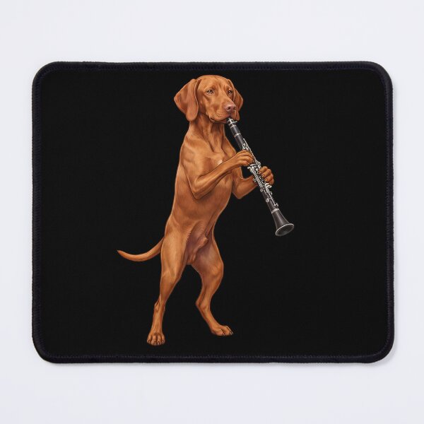 Item preview, Vizsla Playing Clarinet Player Clarinetist Dog Lover designed and sold by TerryConnells.