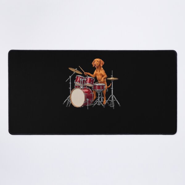 Item preview, Vizsla Playing Drum Kit Drummer Dog Lover designed and sold by TerryConnells.