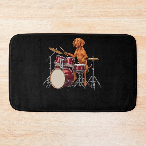 Item preview, Vizsla Playing Drum Kit Drummer Dog Lover designed and sold by TerryConnells.