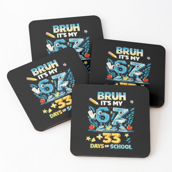 Item preview, Bruh It's My 67 33 Days Of School Funny Kids Number designed and sold by gladysenglish.
