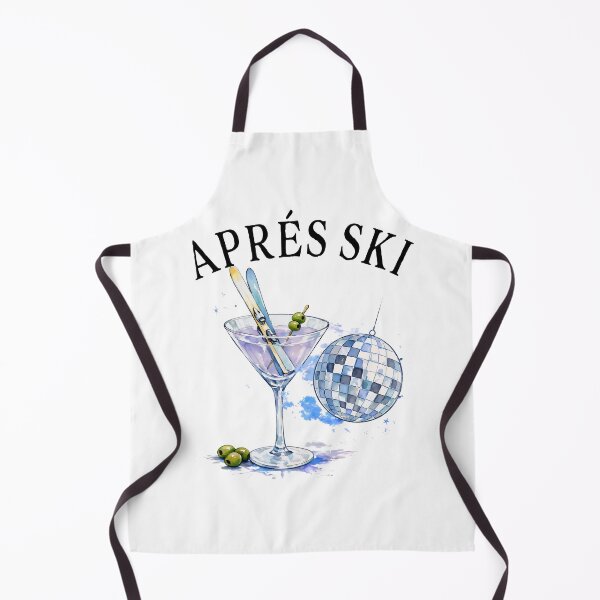 Item preview, Apres Ski Martini Winter Sport Christmas Disco Bar Cart designed and sold by najaks.