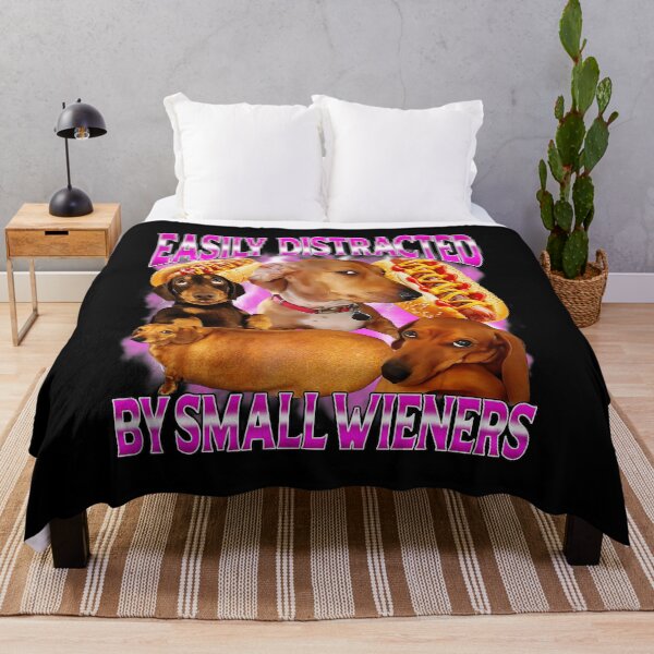 Item preview, Easily Distracted By Small Wieners Funny Dachshund Humor  designed and sold by tadmercado.