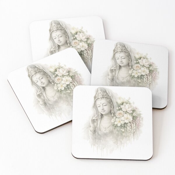 Item preview, KANNON: Divine Compassion & Melting Petals - 観音×百花 designed and sold by NYAO-YUUKI.