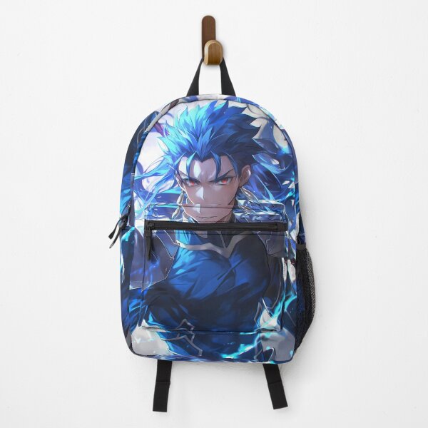 Item preview, Lancer Fate Stay Night Lightning Blue Warrior Portrait designed and sold by TanglenRabbit.