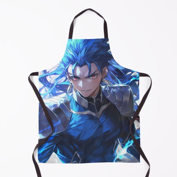 Item preview, Lancer Fate Stay Night Lightning Blue Warrior Portrait designed and sold by TanglenRabbit.