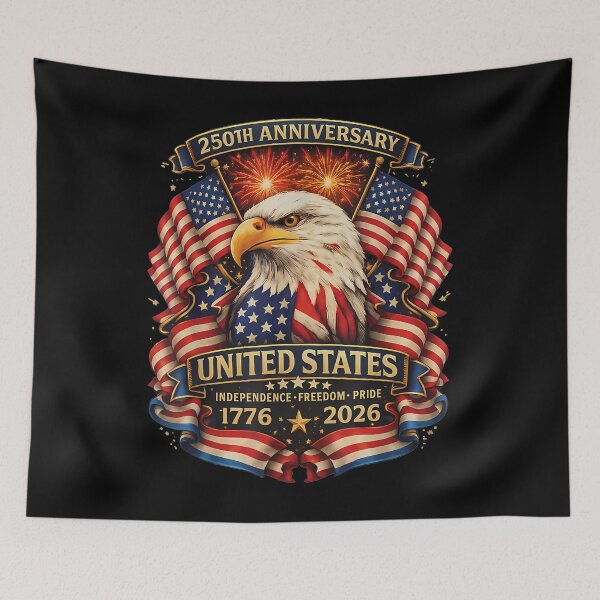 Item preview, 250 Years America 250 1776 2026 250th Patriotic Eagle designed and sold by KristenosNehk.