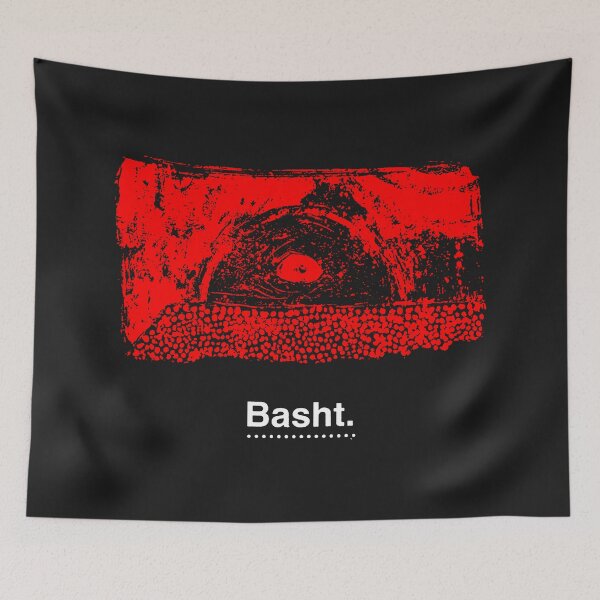 Item preview, Red SIlhouette And White Typography designed and sold by billiasbros.