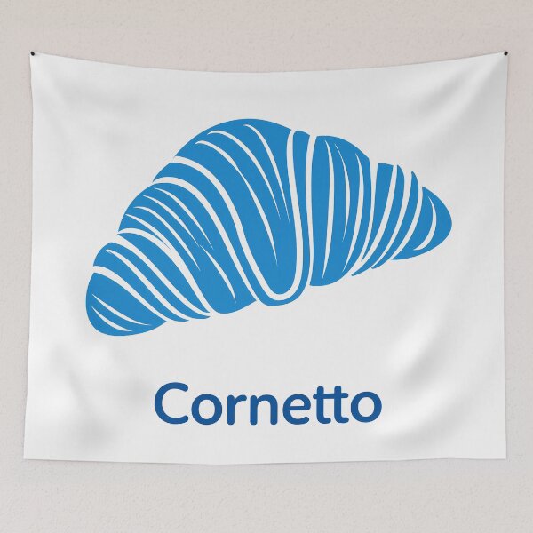 Item preview,  Cornetto Italian Croissant Minimal Icon designed and sold by BobaBunny76.