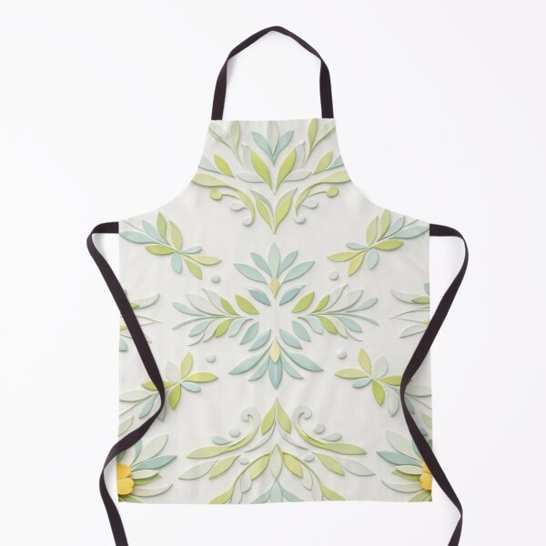 Item preview, Elegant Spring Floral Pattern – Yellow Flowers & Soft Botanical Leaves designed and sold by Colorshow-relax.
