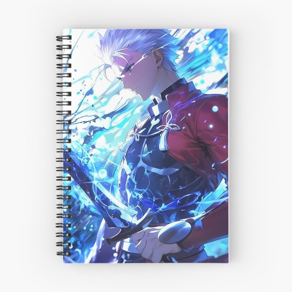 Item preview, Archer Fate Stay Night Mystic Blue Night Portrait designed and sold by TanglenRabbit.