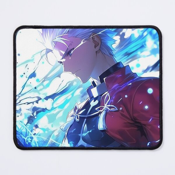 Item preview, Archer Fate Stay Night Mystic Blue Night Portrait designed and sold by TanglenRabbit.