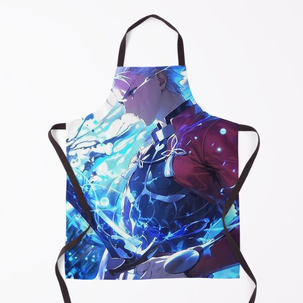 Item preview, Archer Fate Stay Night Mystic Blue Night Portrait designed and sold by TanglenRabbit.