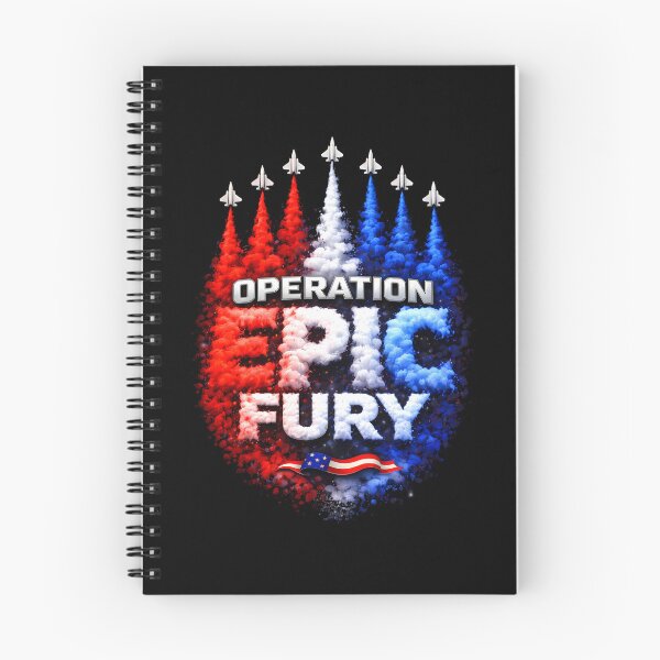 Item preview, Operation Epic Fury - Patriotic Military Jet Design designed and sold by najaks.