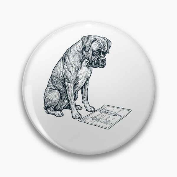 Artikelvorschau, Boxerhund-Staubsaugerhund Mama Papa Liebhaber entworfen und verkauft von DoodleTortle.