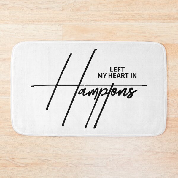 Item preview, Left My Heart In The Hamptons - Aesthetic Coastal Travel Quote designed and sold by ReggieDior.
