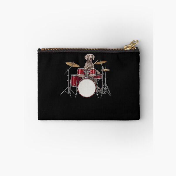 Item preview, Weimaraner Playing Drum Kit Drummer Dog Lover designed and sold by TerryConnells.