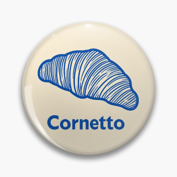 Item preview, Cornetto Croissant Italiano Icono Mínimo designed and sold by BobaBunny76.