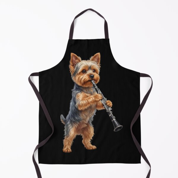Item preview, Yorkshire Terrier Playing Clarinet Player Clarinetist Dog Lover designed and sold by TerryConnells.