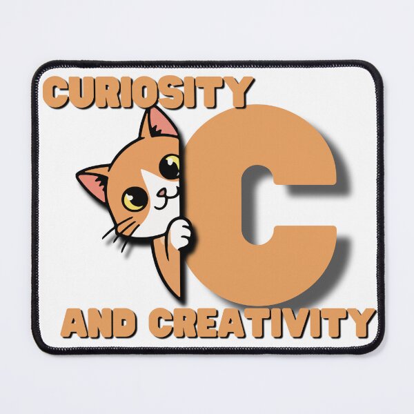 Item preview, C is for Cat - Cute 3D Orange Tabby Alphabet Series for Kids designed and sold by Templates&TotsPH.