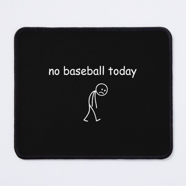 Item preview, No Baseball Today Funny Stick Figure designed and sold by miaa-artistshop.