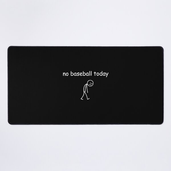 Item preview, No Baseball Today Funny Stick Figure designed and sold by miaa-artistshop.