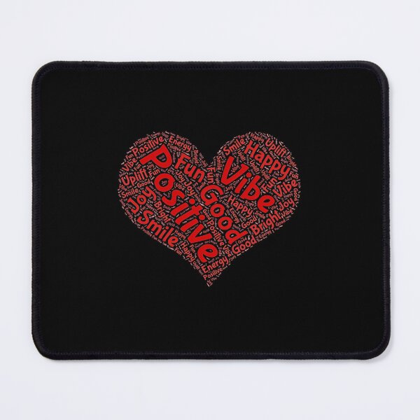 Item preview, Positive Vibes Heart Word Art designed and sold by Syncwavesl.