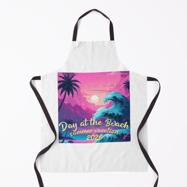 Item preview, Day at the Beach Summer Vacation 2026 Retro Wave Sunset Art designed and sold by PixelWaveBD.