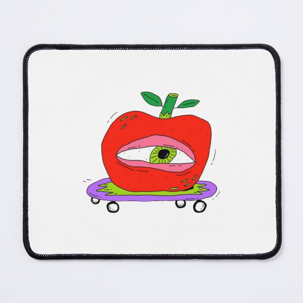 Item preview, Weird Apple Skater Surreal Eye Doodle designed and sold by Bralipse.