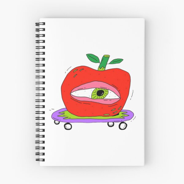Item preview, Weird Apple Skater Surreal Eye Doodle designed and sold by Bralipse.