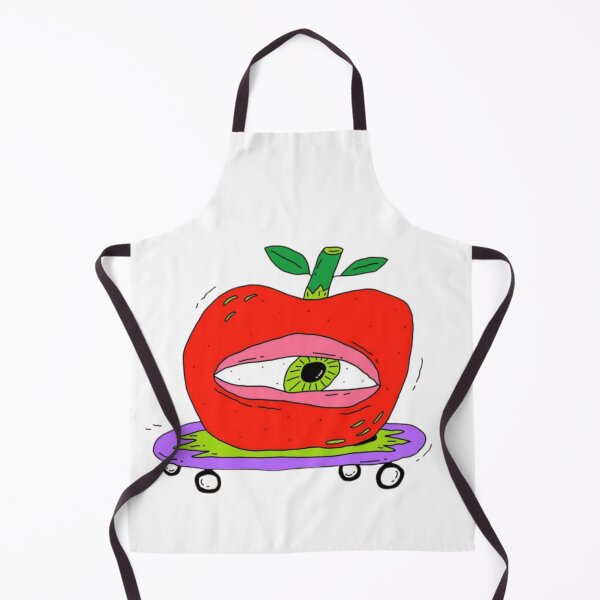Item preview, Weird Apple Skater Surreal Eye Doodle designed and sold by Bralipse.