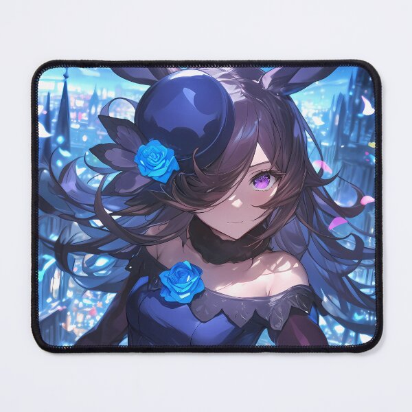 Item preview, Rice Shower Uma Musume Pretty Derby Night City Blue Rose Elegance designed and sold by TanglenRabbit.
