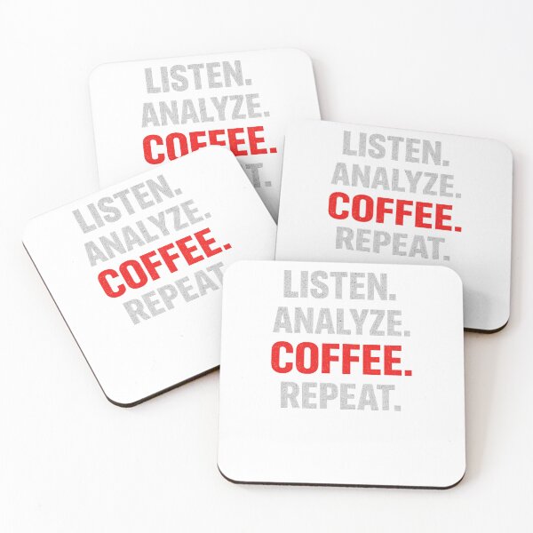 Item preview, LISTEN ANALYZE COFFE REPEAT  designed and sold by AGIRIPEPE2.