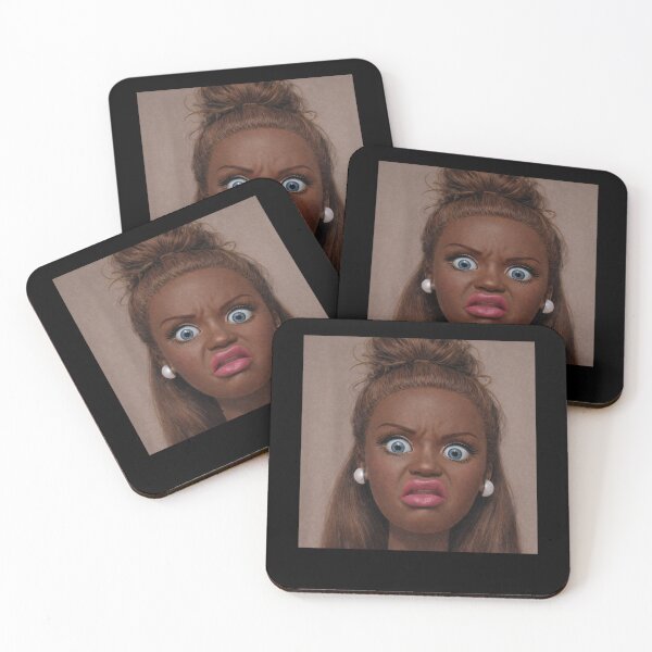 Item preview, Black Girl Side Eye Sassy Doll Face Graphic designed and sold by margamPagenberg.
