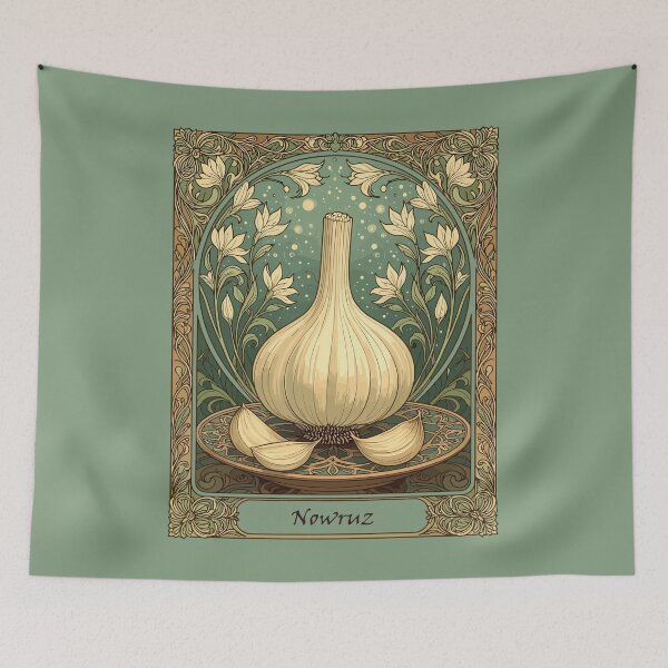 Item preview, Garlic of Good Health Persian Nowruz Symbolism designed and sold by taiche.