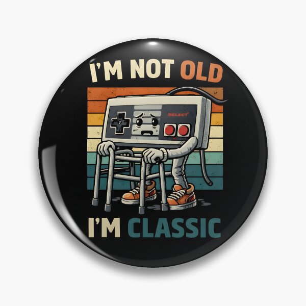 Item preview, I'm Not Old I'm Classic Funny Old Gamer  designed and sold by JODYSMORGAN.