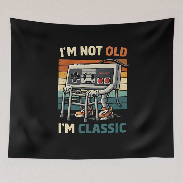 Item preview, I'm Not Old I'm Classic Funny Old Gamer  designed and sold by JODYSMORGAN.