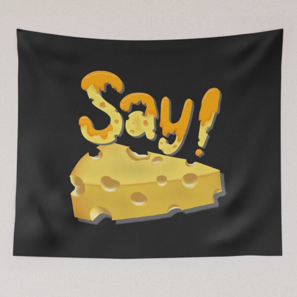 Item preview, Say Cheese Funny Melting Typography designed and sold by Bralipse.