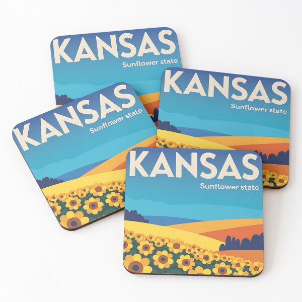 Item preview, Kansas - Travel Poster - USA designed and sold by PrintableTravel.