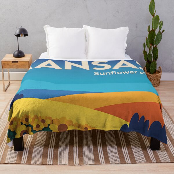 Item preview, Kansas - Travel Poster - USA designed and sold by PrintableTravel.