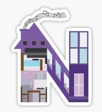 N is for Next to Normal Sticker