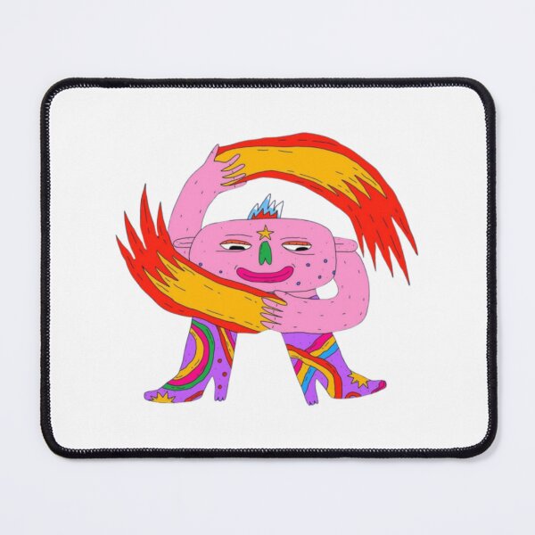 Item preview, Trippy Pink Monster Rainbow Boots Surreal Art designed and sold by Bralipse.