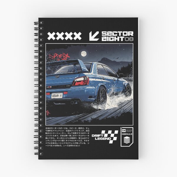 Item preview, JDM Touge Night Drift – Subaru WRX STI Street Racing Illustration  designed and sold by SECTOR EIGHT.