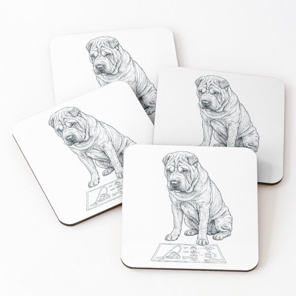 Item preview, Chinese Shar-Pei Vacuum Dog Mom Dad Lover designed and sold by DoodleTortle.