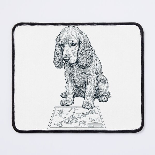 Item preview, Cocker Spaniel Vacuum Dog Mom Dad Lover designed and sold by DoodleTortle.