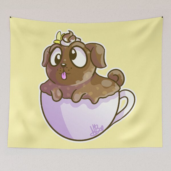 Item preview, Banana Bread "Pug" Cake designed and sold by MynnuB.