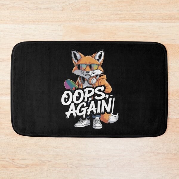 Item preview, graffiti fox skater – board tricks - streetwear - kickflip - skateboarding - skater - skate life - skate culture  - Skateboarding animal designed and sold by JansenGS.