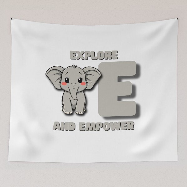Item preview, E is for Elephant - Explore and Empower designed and sold by Templates&TotsPH.