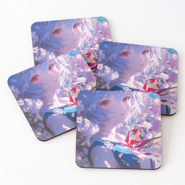 Item preview, Rei Ayanami Neon Genesis Evangelion Nature Anime Girl Waifu designed and sold by TanglenRabbit.